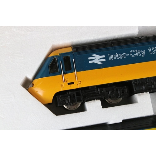 139 - Boxed Hornby OO gauge R332 High Speed Train Pack plus a boxed Hornby Clockwork Train Set with locomo... 