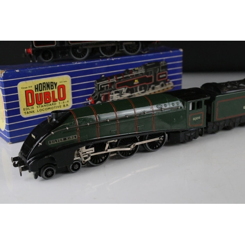 144 - Boxed Hornby Dublo EDL18 Standard 2-6-4 Tank Locomotive plus 2 x Dublo locomotives to include Silver... 