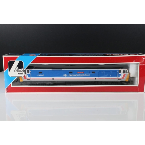 145 - Boxed Lima OO gauge 205135 Royal Oak locomotive plus a Lima The Burns Star & Hornby Railfreight loco... 