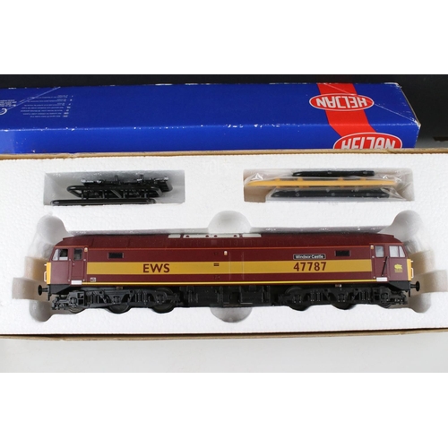 149 - Boxed Heljan OO gauge 4698 Limited Edition 47787 Windsor Castle DC locomotive