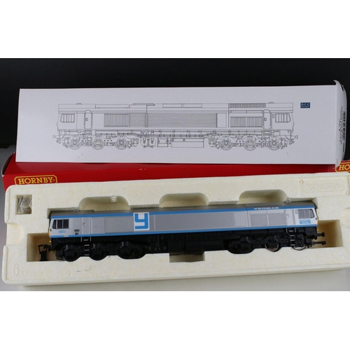 152 - Two boxed Hornby OO gauge DCC Ready locomotives to include R2519 Foster Yeoman Co Co Diesel Electric... 