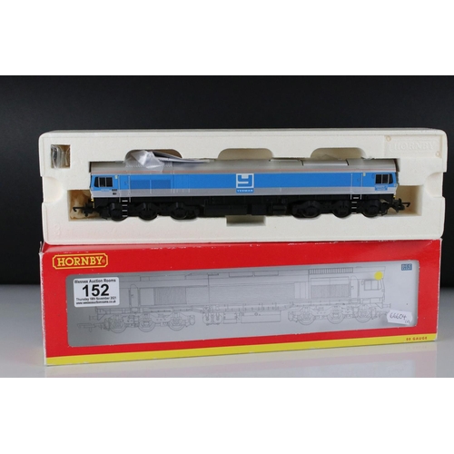 152 - Two boxed Hornby OO gauge DCC Ready locomotives to include R2519 Foster Yeoman Co Co Diesel Electric... 