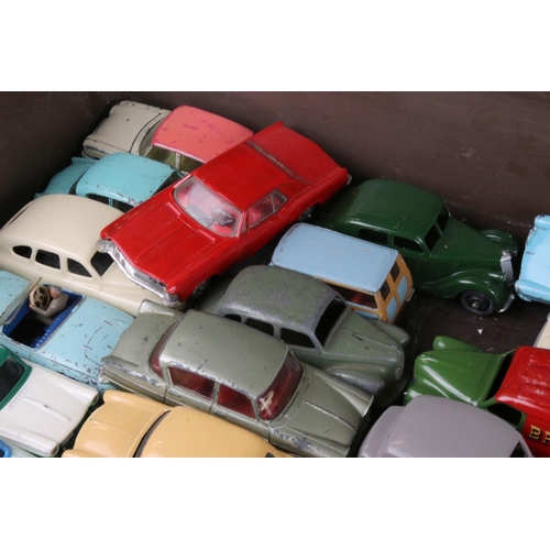 470 - Around 60 mid 20th C diecast models to include Corgi, Triang Spot On, Dinky & Crescent in vg to play... 