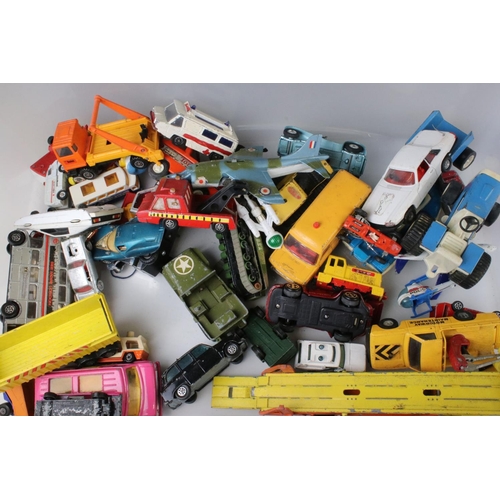 471 - Collection of circa 1960s - 80s diecast models featuring many TV related examples to include Corgi T... 