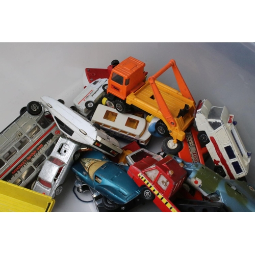 471 - Collection of circa 1960s - 80s diecast models featuring many TV related examples to include Corgi T... 