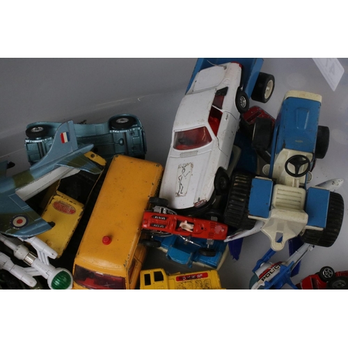 471 - Collection of circa 1960s - 80s diecast models featuring many TV related examples to include Corgi T... 