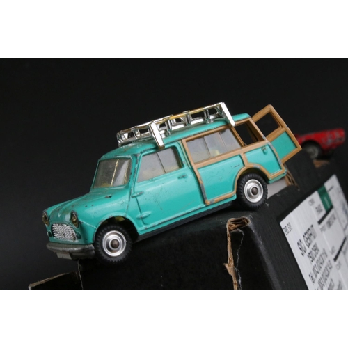 475 - Over 40 play worn mid 20th C Corgi diecast models to include Man From UNCLE Oldsmobile, Smiths Karri... 