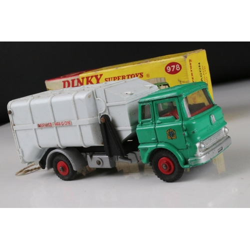 481 - Two boxed Dinky Supertoys diecast models to include 978 Refuse Wagon & 935 Leyland Octopus Flat truc... 