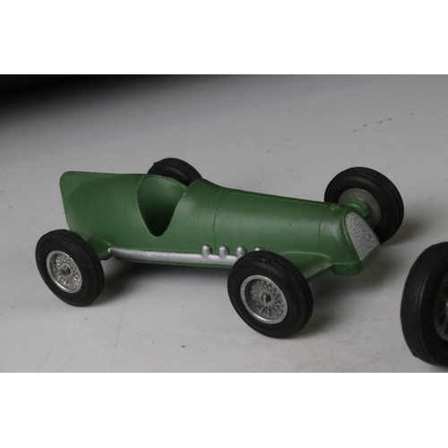 490 - Six early - mid 20th C metal & tin plate models to include Kembo clockwork car etc, Merlin Racing Ca... 