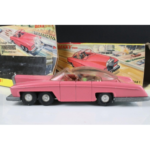 478 - Boxed Dinky 100 Thunderbirds Lady Penelope diecast model, with both figures, gd condition with minim... 