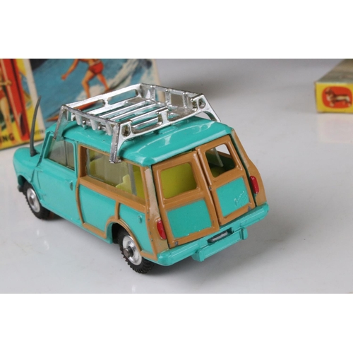 479 - Two boxed Corgi diecast models to include 485 Surfing with The BMC Mini Countryman (no accessories),... 