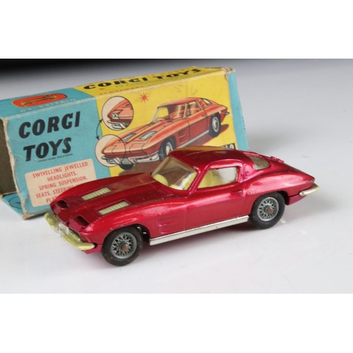 483 - Seven boxed Corgi diecast models to include 246 Chrysler Imperial, 327 MGB GT, 312 E Type Jaguar, 23... 