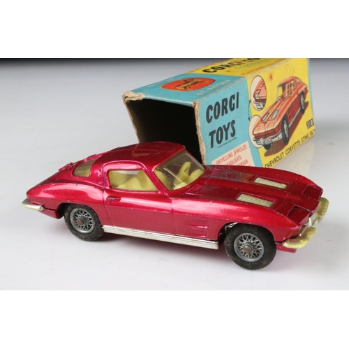 483 - Seven boxed Corgi diecast models to include 246 Chrysler Imperial, 327 MGB GT, 312 E Type Jaguar, 23... 