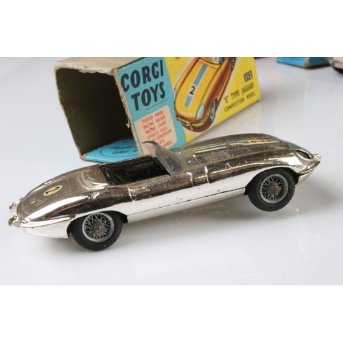 483 - Seven boxed Corgi diecast models to include 246 Chrysler Imperial, 327 MGB GT, 312 E Type Jaguar, 23... 