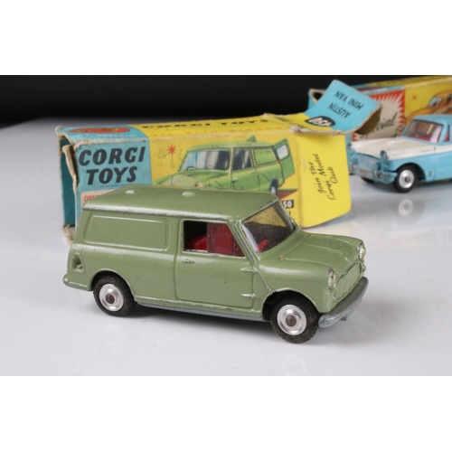 484 - Seven boxed Corgi diecast models to include 231 Triumph Herald Coupe, 224 Bentley Continental Sports... 