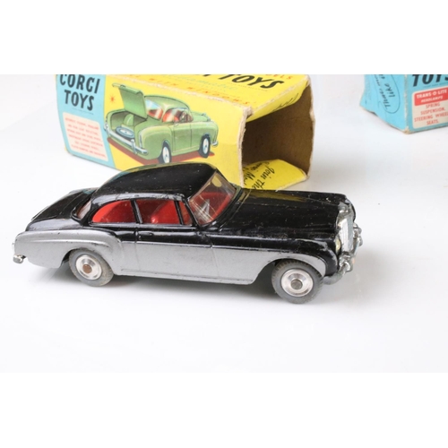 484 - Seven boxed Corgi diecast models to include 231 Triumph Herald Coupe, 224 Bentley Continental Sports... 