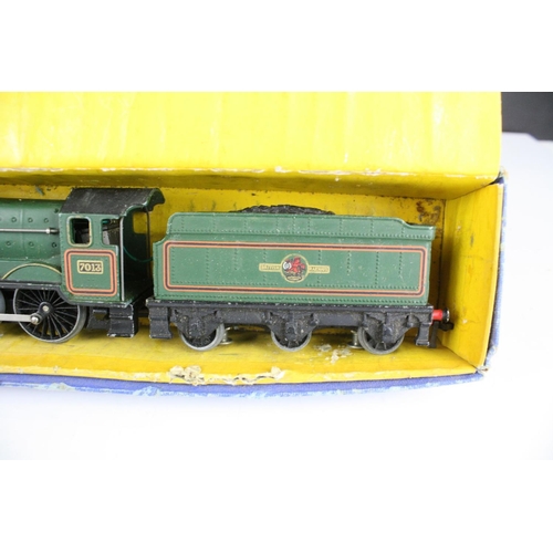 208 - Three Hornby Dublo locomotives to include Bristol Castle (part boxed), Silver King & 0-6-2 BR black ... 