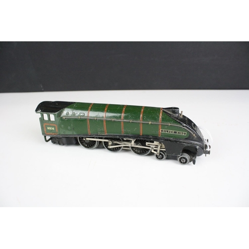 208 - Three Hornby Dublo locomotives to include Bristol Castle (part boxed), Silver King & 0-6-2 BR black ... 