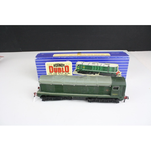 209 - Two boxed Hornby Dublo locomotives to include L30 1,000 BHP Bo Bo Diesel Electric Locomotive and 323... 