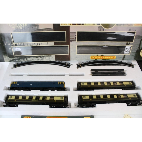 170 - Boxed Hornby OO gauge R558 Venice Simplon Orient Express train set, complete and appearing unused