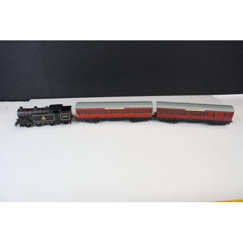 195 - Boxed Hornby Dublo Electric Train Set with 0-6-2 69567 BR locomotive in black livery, 2 x The Bristo... 