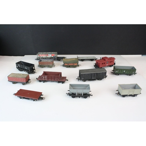 198 - Around 50 OO gauge items of rolling stock, condition varies, includes Hornby, kit built etc