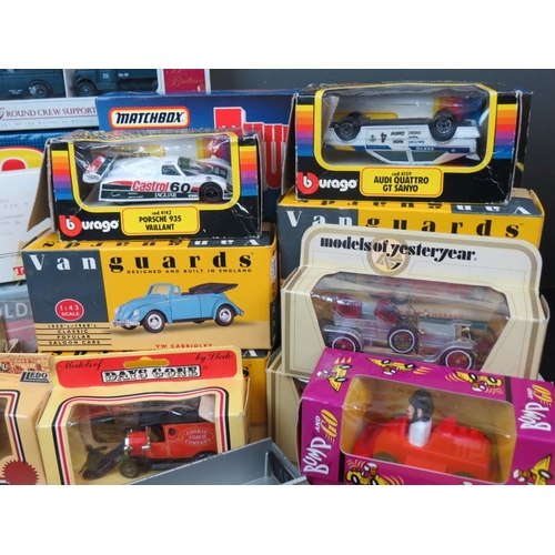 412 - Collection of diecast model vehicles to include Matchbox 10 boxed set, Matchbox Thunderbirds Rescue ... 