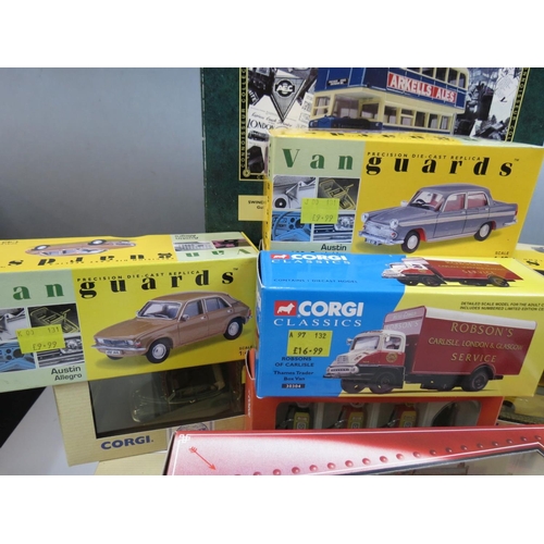 289 - Collection of 15 boxed diecast models and sets, mainly Corgi examples to include Tramlines, The Conn... 