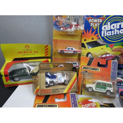 292 - group of approx. 35 diecast models, in blister packs and boxed, to include Corgi, Matchbox & Majoret... 