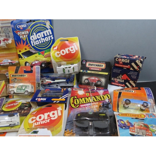 292 - group of approx. 35 diecast models, in blister packs and boxed, to include Corgi, Matchbox & Majoret... 