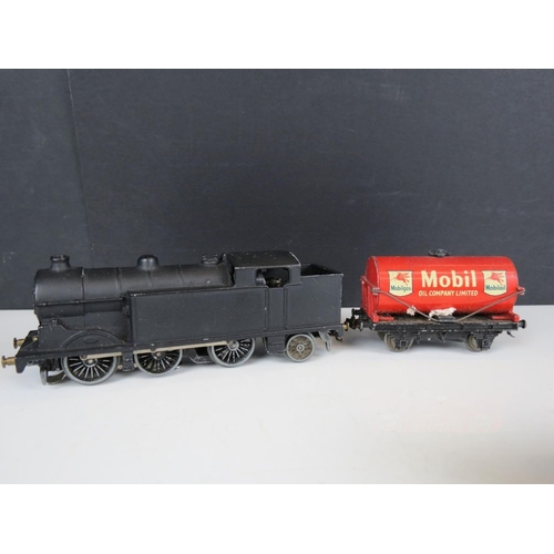 214 - Four OO gauge locomotives to include Mainline Denton Manor, Hornby Dublo 0-6-2 etc plus 4 x items of... 