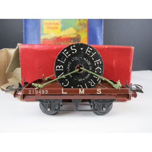 215 - Group of Hornby O gauge model railway to include M1 Passenger Set (no locomotive), boxed No 1 Level ... 