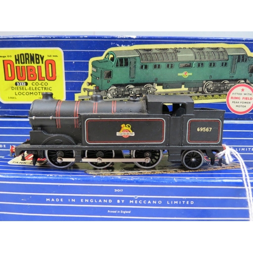 217 - Two boxed Hornby Dublo locomotives to include 3232 Co Co Diesel Electric & EDL17 0-6-2 Tank locomoti... 