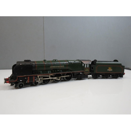 218 - Boxed Hornby Dublo EDP12 Passenger Train Duchess of Montrose set, vg