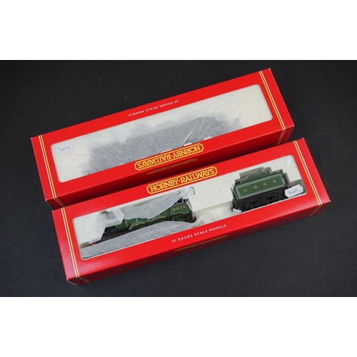 24 - Four boxed Hornby OO gauge locomotives to include R2064 GWR Dean Goods 2468, R2102B BR 4-6-0 Class B... 