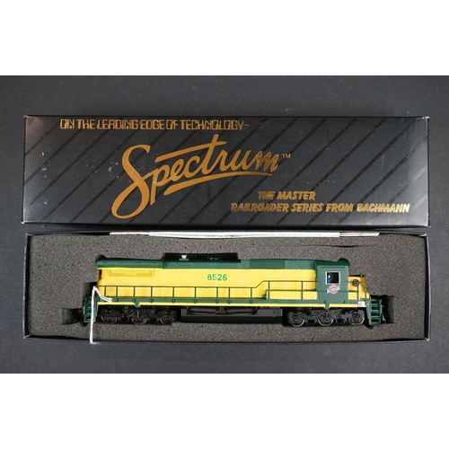 27 - Two boxed Bachmann Spectrum HO gauge Chicago & Northwestern Diesel locomotives to include 85017 & 85... 