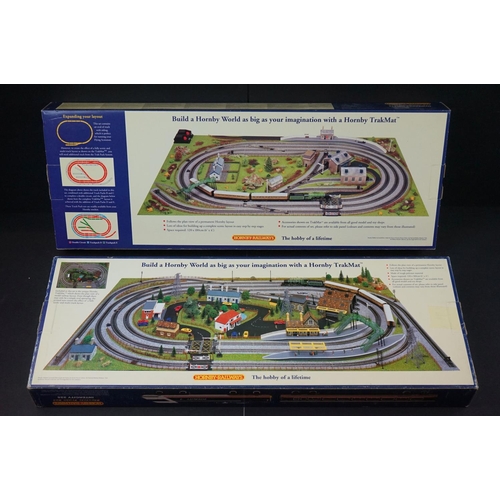 32 - Two boxed Hornby OO gauge electric train sets to include R824 Intercity 225 & R1001 Flying Scotsman,... 