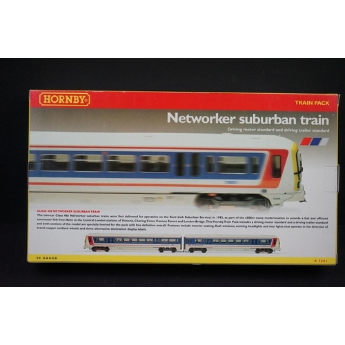 35 - Boxed Hornby OO gauge R2001 Networker Suburban Train Pack, vg