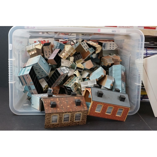 41 - Large quantity of OO gauge model railway accessories to include trackside buildings, ephemera and tr... 