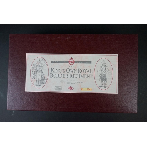 1460 - Four boxed ltd edn Britains metal figure sets to include 5292 King's Own Royal Border Regiment, 5191... 