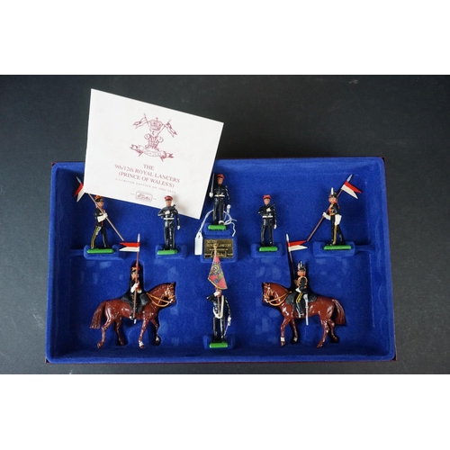 1460 - Four boxed ltd edn Britains metal figure sets to include 5292 King's Own Royal Border Regiment, 5191... 