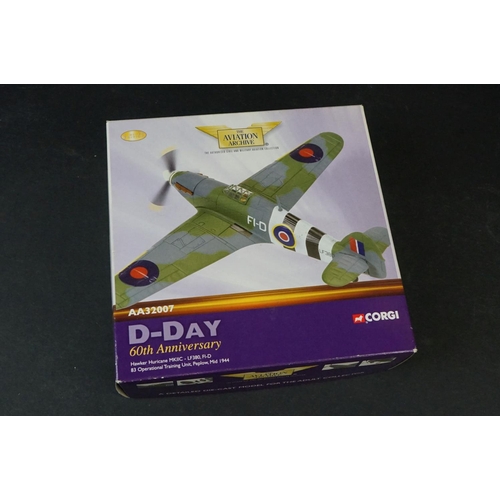 233 - Eight Boxed Corgi Aviation Archive ltd edn 1/72 diecast models to include US32214 P-51D Mustang - AA... 