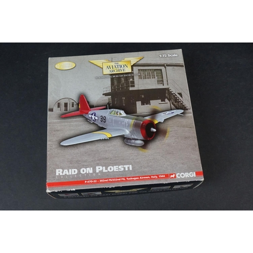 233 - Eight Boxed Corgi Aviation Archive ltd edn 1/72 diecast models to include US32214 P-51D Mustang - AA... 