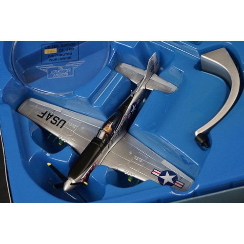 233 - Eight Boxed Corgi Aviation Archive ltd edn 1/72 diecast models to include US32214 P-51D Mustang - AA... 