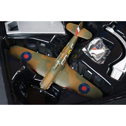 236 - Five Boxed Corgi Anniversary Edition 1/72 diecast models to include AA27603 Hawker Hurricane Mk.1 - ... 