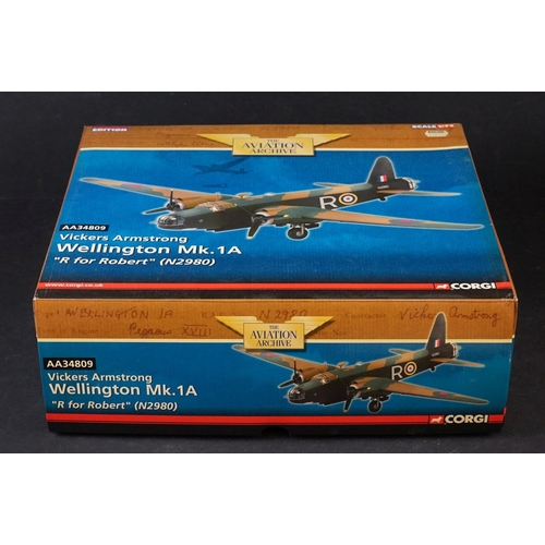 237 - Three Boxed Corgi Aviation Archive ltd edn 1/72 diecast models to include AA34809 Vickers Armstrong ... 