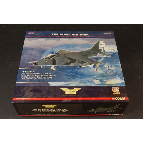 238 - Three Boxed Corgi Aviation Archive ltd edn 1/72 diecast models to include AA33015 Corsair MkII - AA3... 