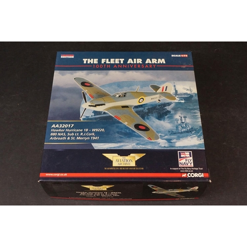 238 - Three Boxed Corgi Aviation Archive ltd edn 1/72 diecast models to include AA33015 Corsair MkII - AA3... 