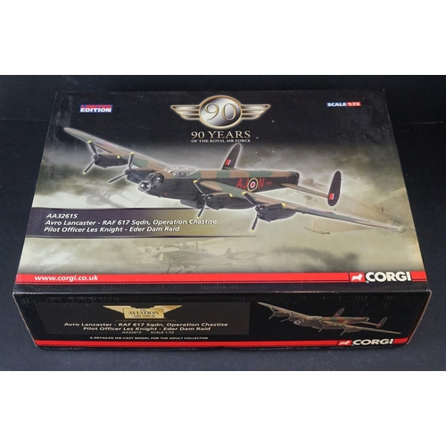 240 - Two Boxed Corgi Aviation Archive ltd edn diecast models to include 1/32 AA35508 Hawker Hurricane 