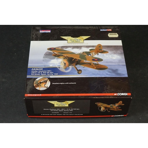 243 - Two Boxed Corgi Aviation Archive ltd edn diecast models to include 1/144 AA37001 Vickers VC-10 C,1 N... 